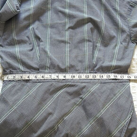 Who What Wear Sz XL Micro Houndstooth Asymmetrical Dress Preppy Career Modest - Picture 14 of 15